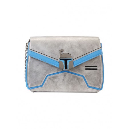 LOUNGEFLY STAR WARS: ATTACK OFF THE CLONES ΠΑΙΔΙΚΗ ΤΣΑΝΤΑ ΩΜΟΥ ΓΚΡΙ