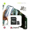 KINGSTON CANVAS SELECT PLUS microSDHC 32GB U1 V10 A1WITH ADAPTER
