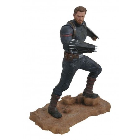 DIAMOND AVENGERS: INFINITY WAR - CAPTAIN AMERICA GALLERY DIORAMA