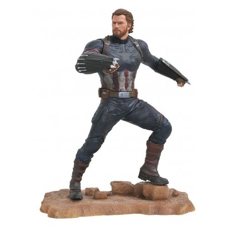 DIAMOND AVENGERS: INFINITY WAR - CAPTAIN AMERICA GALLERY DIORAMA