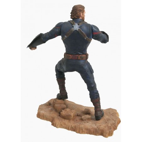 DIAMOND AVENGERS: INFINITY WAR - CAPTAIN AMERICA GALLERY DIORAMA