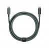 NATIVE UNION TYPE-C BELT CABLE PRO - 240W USB-C TO USB-C 2.4M(SLATED GREEN)