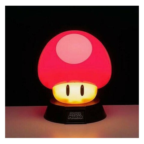 PALADONE ΠΑΙΔΙΚΟ ΔΙΑΚΟΣΜΗΤΙΚΟ ΦΩΤΙΣΤΙΚΟ NINTENDO SUPER MARIO MUSHROOM MINI ΚΟΚΚΙΝΟ