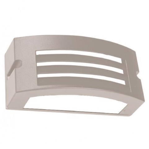 EUROLAMP ΑΠΛΙΚΑ ΤΟΙΧΟΥ LM04 ΟΒΑΛ E27 MAX 10W LED 220X99X100 IP54 ΛΕΥΚΗ PRO145-20233