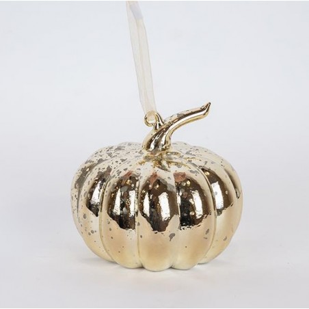 ΓΥΑΛΙΝΗ ΚΟΛΟΚΥΘΑ ΦΩΤΙΖΟΜΕΝΗ, ΧΡΥΣΗ, 10.8CM 600-42906