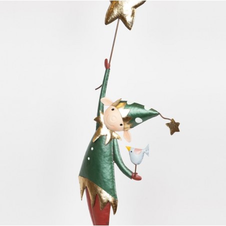 ΜΕΤΑΛΛΙΚΟ ΞΩΤΙΚΟ ΜΕ ΑΣΤΕΡΑΚΙ ΚΑΙ ΠΟΥΛΑΚΙ, 88.9CM 600-46490