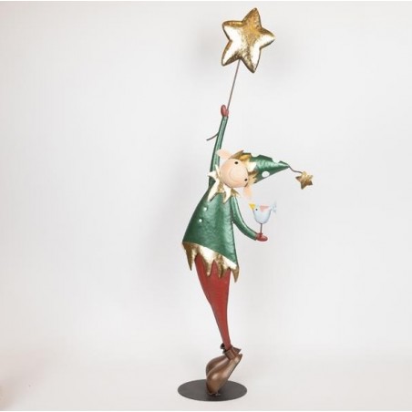 ΜΕΤΑΛΛΙΚΟ ΞΩΤΙΚΟ ΜΕ ΑΣΤΕΡΑΚΙ ΚΑΙ ΠΟΥΛΑΚΙ, 88.9CM 600-46490