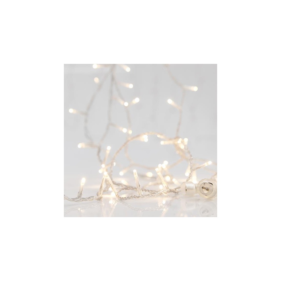 EUROLAMP ΣΕΙΡΑ, 100 LED ΔΙΑΦΑΝΟ ΚΑΛΩΔΙΟ, DAYLIGHT LED 600-11323