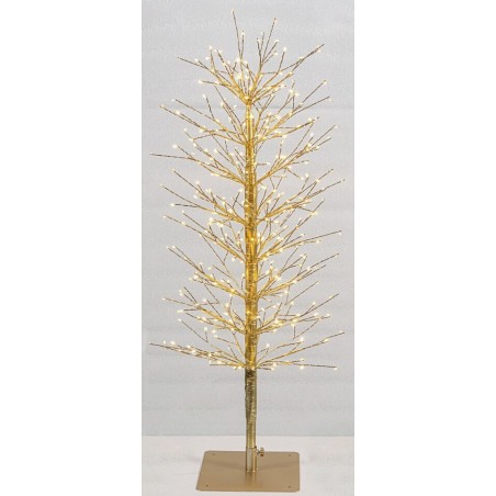 ΧΡΥΣΟ ΦΩΤΙΖΟΜΕΝΟ ΔΕΝΤΡΟ 90CM ΜΕ 320LED (32 Led Flash) ΜΕ ΜΕΤΑΣΧΗΜΑΤΙΣΤΗ ΚΑΙ DIMMER (23842)