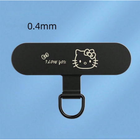 PAD ΓΙΑ STRAP ΛΑΙΜΟΥ ΚΙΝΗΤΟΥ ΤΗΛΕΦΩΝΟΥ ΜΑΥΡΟ ΜΕ ΓΑΤΟΥΛΑ