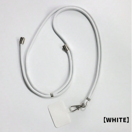 STRAP ΛΑΙΜΟΥ ΛΕΥΚΟ ΚΟΡΔΟΝΙ ΓΙΑ ΚΙΝΗΤΟ ΜΕ PAD