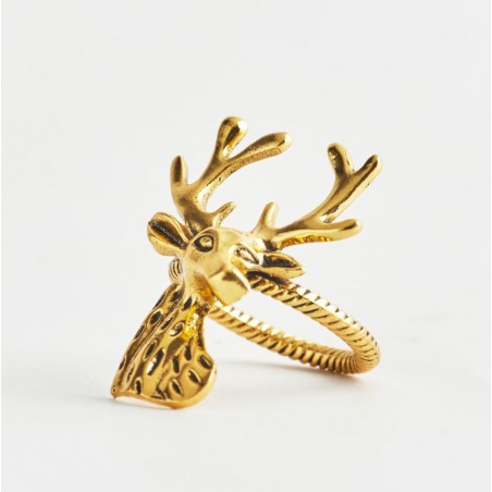 EUROLAMP ΔΑΧΤΥΛΙΔΙ ΠΕΤΣΕΤΑΣ, ΜΕΤΑΛΛΙΚΟ, ΜΕ ΧΡΥΣΟ ΤΑΡΑΝΔΑΚΙ, ΣΕΤ 4ΤΜΧ