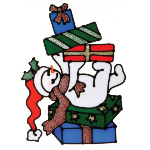 LIANOS ΧΡΙΣΤΟΥΓΕΝΝΙΑΤΙΚΗ ΑΥΤΟΚΟΛΛΗΤΗ ΦΙΓΟΥΡΑ ΤΖΑΜΙΟΥ 20x25 CM ( 165934 )