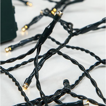 ΣΕΙΡΑ 50 LED 5mm, MΠΑΤΑΡΙΑΣ 3XAA, TIMER, ΠΡΑΣΙΝΟ PVC ΚΑΛΩΔΙΟ, ΘΕΡΜΟ ΛΕΥΚΟ LED, ANA 10cm 600-05221