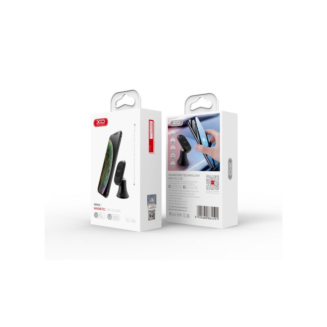 XO C35 ΜΑΓΝΗΤΙΚΗ ΒΑΣΗ, ΜΑΥΡΟ XO-C35BK