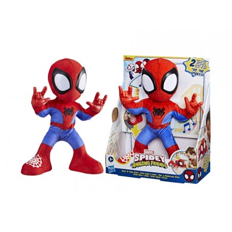 Hasbro Spiderman Marvel Spidey And His Amazing Friends Dance N Crawl Spidey Λούτρινο Με Φώτα Και Ήχους (F6722)