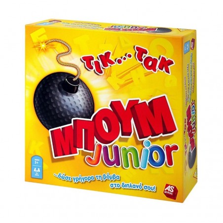 AS Games Επιτραπέζιο Παιχνίδι Τικ Τακ Μπουμ Junior Για Ηλικίες 5+ Χρονών Και 2+ Παίκτες