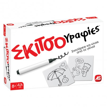 Επιτραπέζιο Παιχνίδι Σκιτσογραφίες Junior για 2-6 Παίκτες 8+ Ετών AS