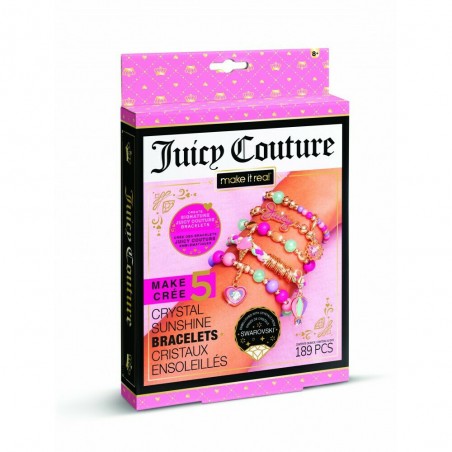 MAKE IT REAL JUICY COUTURE CRYSTAL SUNSHINE BRACELETS (4433)