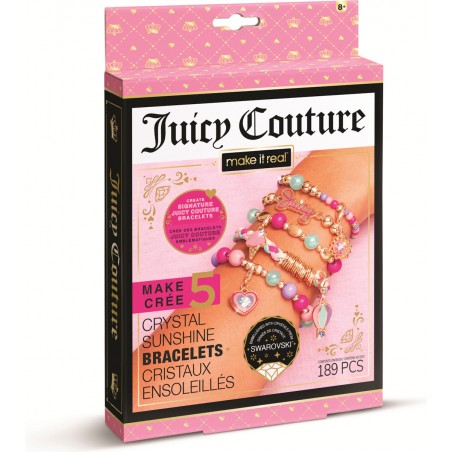 MAKE IT REAL JUICY COUTURE CRYSTAL SUNSHINE BRACELETS (4433)