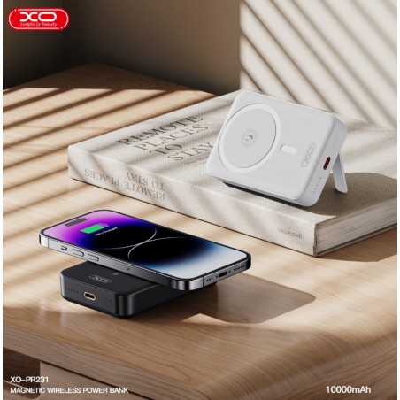 XO PR231 MAG SAFE IPHONE 15W WIRELESS+PD20W POWERBANK, 10000MAH, ΜΩΒ