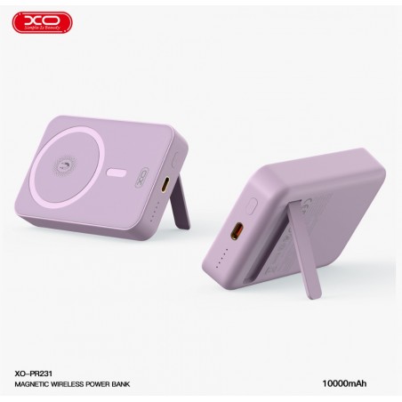 XO PR231 MAG SAFE IPHONE 15W WIRELESS+PD20W POWERBANK, 10000MAH, ΜΩΒ