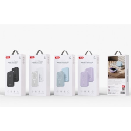 XO PR231 MAG SAFE IPHONE 15W WIRELESS+PD20W POWERBANK, 10000MAH, ΜΑΥΡΟ