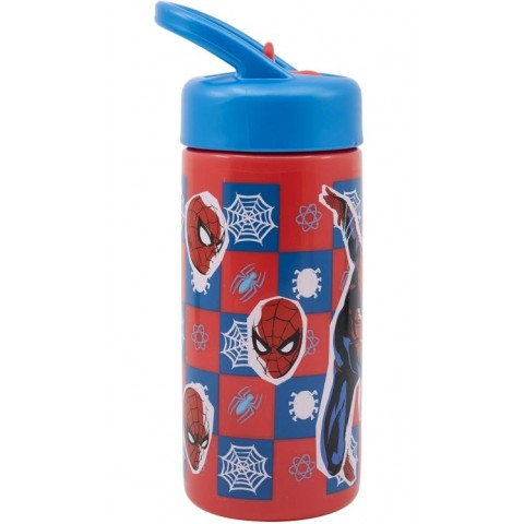 Stor: Marvel: Spider-Man Arachnid Grid - Playground Sipper Bottle (410ml) (74731)