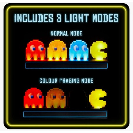Paladone Παιδικό Διακοσμητικό Φωτιστικό Pac Man and Ghosts Πολύχρωμο 30x10cm