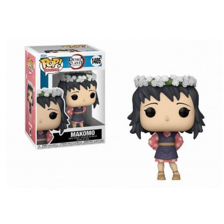 Funko Pop! Animation: Demon Slayer: Kimetsu No Yaiba - Makomo (Flower Headdress) 1405 Vinyl Figure (72132)
