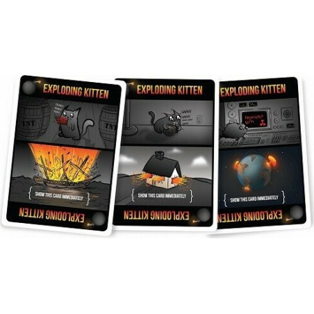 Kaissa Επιτραπέζιο Exploding Kittens - Εκρηκτικά Γατάκια για 2-5 Παίκτες 7+ Ετών KA112981/KA114369