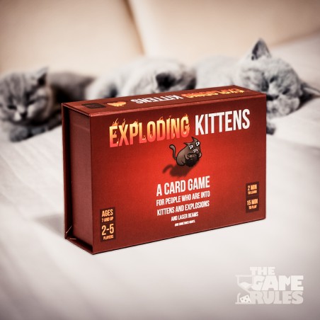 Kaissa Επιτραπέζιο Exploding Kittens - Εκρηκτικά Γατάκια για 2-5 Παίκτες 7+ Ετών KA112981/KA114369