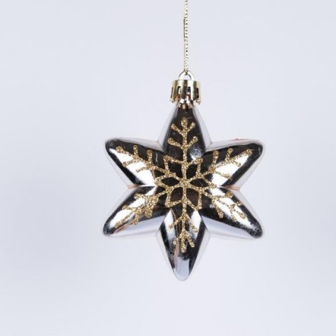 EUROLAMP ΑΣΤΕΡΑΚΙ, ΣΑΜΠΑΝΙ, ΣΕΤ 4ΤΜΧ, 5cm (600-46548)