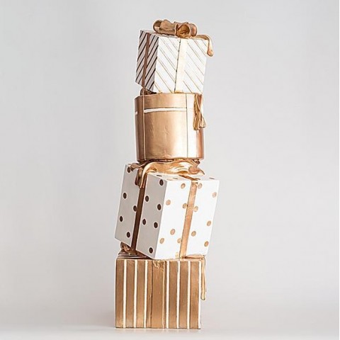 EUROLAMP ΠΥΡΓΟΣ ΔΩΡΩΝ, ΛΕΥΚΟ-ΣΑΜΠΑΝΙ, 71cm (600-45445)