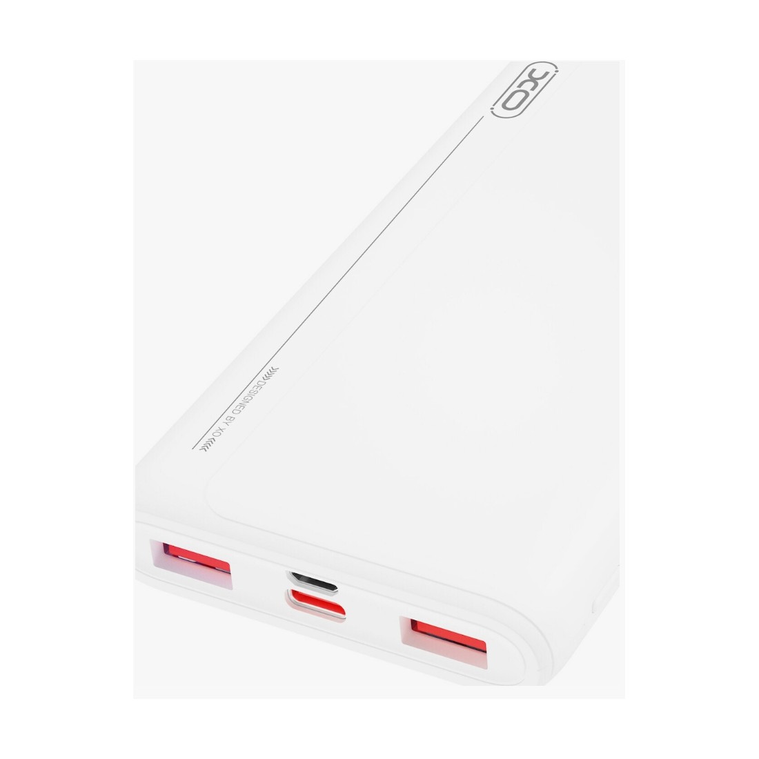 XO Power Bank 20000mAh 20W με 2 Θύρες USB-A και Θύρα USB-C, Power Delivery, Λευκό (XO-PR127WH)