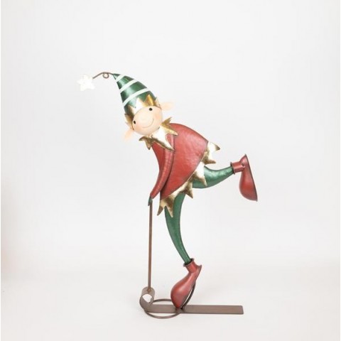 EUROLAMP ΜΕΤΑΛΛΙΚΟ ΞΩΤΙΚΟ ΜΕ ΠΑΤΙΝΙ, 54.61cm (600-46491)