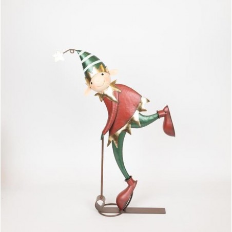 EUROLAMP ΜΕΤΑΛΛΙΚΟ ΞΩΤΙΚΟ ΜΕ ΠΑΤΙΝΙ, 54.61cm (600-46491)