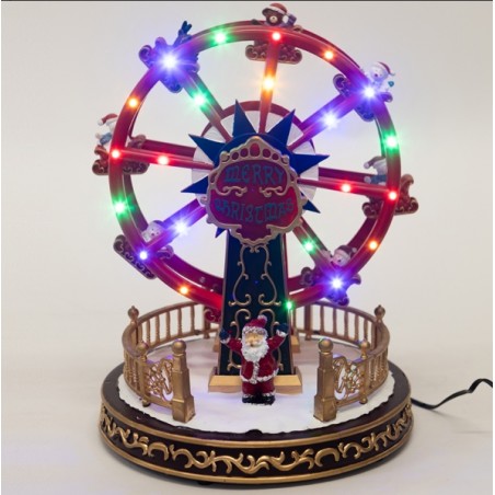 EUROLAMP ΡΟΔΑ ΛΟΥΝΑ ΠΑΡΚ ΦΩΤΙΖΟΜΕΝΗ, ΜΟΥΣΙΚΗ ΚΑΙ ΚΙΝΗΣΗ, ΜΕ ΜΕΤΑΣΧΗΜΑΤΙΣΤΗ, 20,9Χ20,9Χ26,4cm (600-46361)