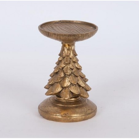 EUROLAMP ΔΙΑΚΟΣΜΗΤΙΚΟ ΚΗΡΟΠΗΓΙΟ, ΧΡΙΣΤΟΥΓΕΝΝΙΑΤΙΚΟ ΔΕΝΤΡΟ, ΧΡΥΣΟ, 8.5x15.5cm (600-46075)