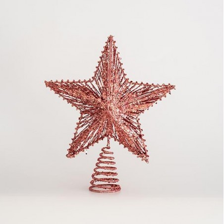 EUROLAMP ΚΟΡΥΦΗ ΔΕΝΤΡΟΥ, ΡΟΖ, 25x30cm (600-45467)