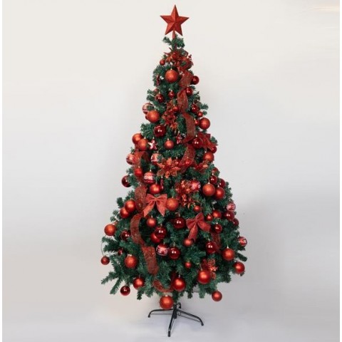 EUROLAMP ΣΤΟΛΙΣΜΟΣ ΔΕΝΤΡΟΥ, ΚΟΚΚΙΝΟ, ΣΕΤ 120ΤΜΧ (600-46515)