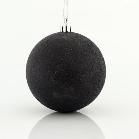 EUROLAMP ΜΠΑΛΑ ΠΛΑΣΤΙΚΗ, ΜΑΥΡΗ, ΣΕΤ 6ΤΜΧ, 8cm (600-42704)