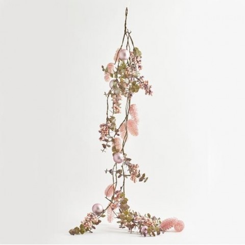 EUROLAMP ΚΛΑΔΑ, ΜΕ ΡΟΖ ΚΟΥΚΟΥΝΑΡΙΑ, 110cm (600-45896)