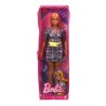 Mattel Barbie Doll - Fashionistas 161 - Puff Sleeve Plaid Blazer Dress Curvy Doll (GRB53)