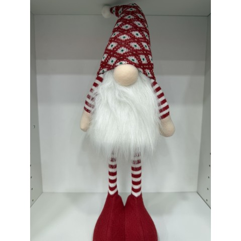 ΧΡΙΣΤΟΥΓΕΝΝΙΑΤΙΚΗ ΔΙΑΚΟΣΜΗΤΙΚΗ ΦΙΓΟΥΡΑ ΚΟΚΚΙΝΟΣ ΑΓΙΟΣ ΒΑΣΙΛΗΣ GNOME 50CM