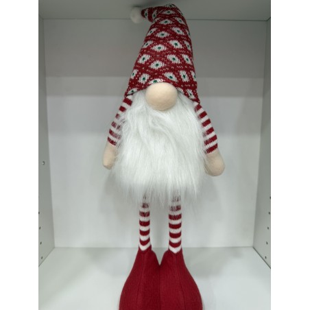 ΧΡΙΣΤΟΥΓΕΝΝΙΑΤΙΚΗ ΔΙΑΚΟΣΜΗΤΙΚΗ ΦΙΓΟΥΡΑ ΚΟΚΚΙΝΟΣ ΑΓΙΟΣ ΒΑΣΙΛΗΣ GNOME 50CM
