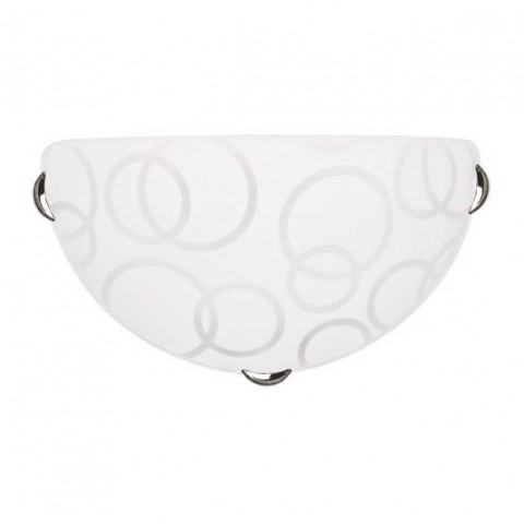 ΑΠΛΙΚΑ ΤΟΙΧΟΥ Φ30 1XΕ27 Max 15W ΛΕΥΚΟ-ΝΙΚΕΛ ARTE ILLUMINA LEIA