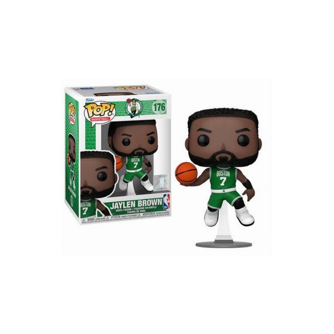 Funko Pop! Basketball: NBA Boston Celtics - Jaylen Brown 176 Vinyl Figure (78042)