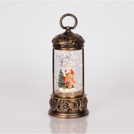 EUROLAMP ΦΩΤΙΖΟΜΕΝΟ ΦΑΝΑΡΙ, ΜΕ ΝΕΡΟ ΣΤΟ ΕΣΩΤΕΡΙΚΟ, ΘΕΡΜΟ ΛΕΥΚΟ LED, 9x9x19,5cm, IP20 (600-47218)