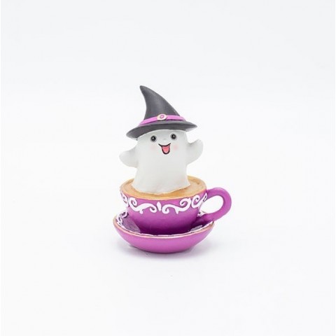 EUROLAMP ΦΑΝΤΑΣΜΑΤΑΚΙ ΣΕ ΜΩΒ ΦΛΥΤΖΑΝΑΚΙ, HALLOWEEN, 7.6x6x10.3cm (600-47869)